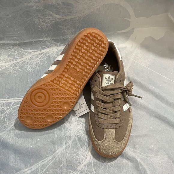 Adidas Brown Lace-Up Sneakers - Picture 2 of 5